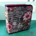 Classeur fleuri maison - Flowered home made binder