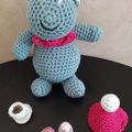 #Crochet : Créez vos animaux Amigurumi #7 L'hippopotame gourmand