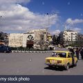 Rond-point à Damas (Syrie)