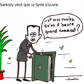 Syrie: voyage officiel de Nicolas Sarkozy .
