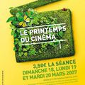 Printemps du cinéma 2007