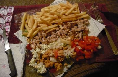 New_Mon Premier Vrai Kebab_Grec Préparer par Bibi.......@........