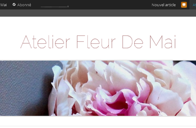 L'Atelier Fleur de Mai a un nouveau blog !