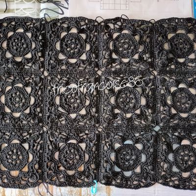 Des carrés au crochet suite ...