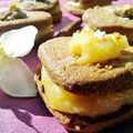 Whoopies au speculos ganache au lemon curd 