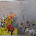 Tintin ne sait pas ouvrir de bouteille de champ'