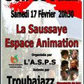 Soirée JAZZ à La SAUSSAYE le 17 février 2018