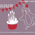 4 ans pour le pingouin de l'espace, ça se fête !