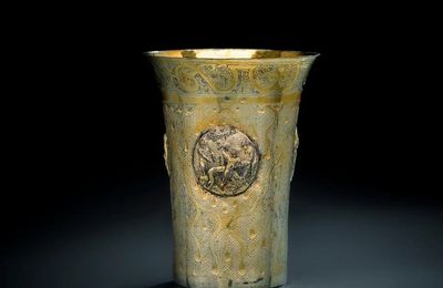 A Renaissance "Tear" pattern vermeil beaker, Nürnberg, circa 1570