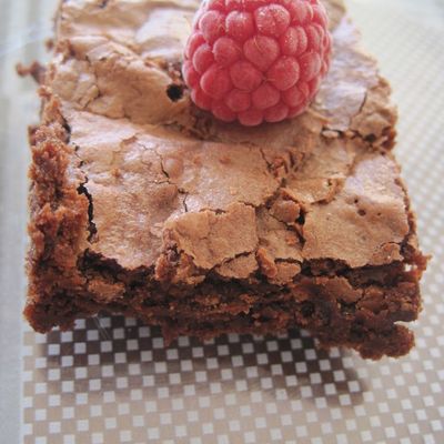 Brownie au cacahuettes caramélisées