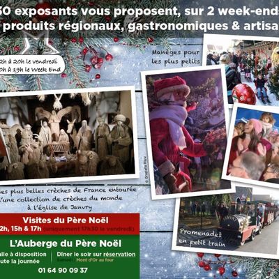 Marché de Noël de Janvry Samedi 29 novembre