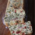 Divine terrine de courgettes et poivrons