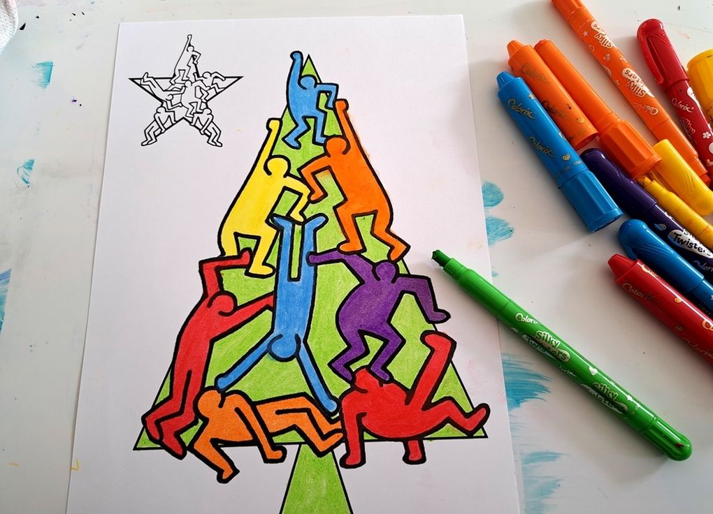Le sapin KEITH HARING