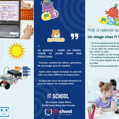 Apprendre à coder lors des stages pour enfants chez IT School