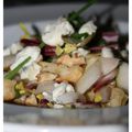 Salade d'endives au poire et au roquefort de Raymond Blanc