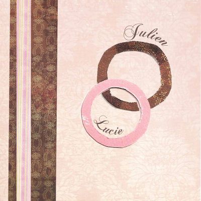 Faire Part de Mariage "Fraise & Chocolat"