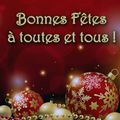 Bonnes fêtes de fin d'année