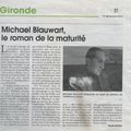 Michaël Blauwart, le roman de la maturité