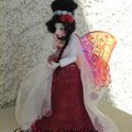 Ruby, Elfe papillon en porcelaine froide