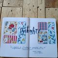 bullet journal : set up du mois de septembre : un petit air automnale 