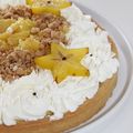 Tarte exotique { ananas, streusel, coco }