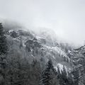 Tricotage en alpi dans les goulottes du Sentier des Roches