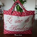 Coutures avec broderies