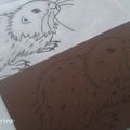 Linogravure 1: une Marmotte pour un joli dodo ...