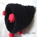 Serial Crocheteuse 205 : col capuche au crochet 100% Black 