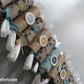 DIY Noel récup –3 calendriers de l’Avent en rouleaux de papier carton