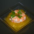 Crevettes au chutney de mangue