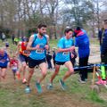 L. AYRAL, G. KERNEGUEZ  ET C. ROUSTAN  EN FINALE DES C.F DE CROSS COUNTRY DIMANCHE 8 MARS (Montauban)