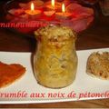 Crumble aux noix de pétoncle