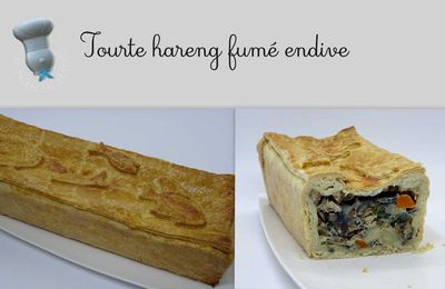 Tourte hareng fumé endive