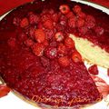 Gâteau Tatin aux framboises