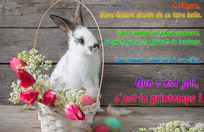 JOYEUSES PAQUES !