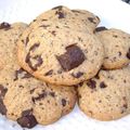 Cookies au chocolat noir pour le marché de l'école