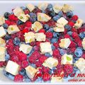 CLAFOUTIS AUX FRUITS ROUGES ET NOUGAT TENDRE