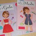 Albums d'activités : Petites Filles à Habiller + Le Girl's Book 100% Stickers