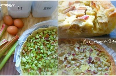Tarte à la Rhubarbe