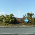 Rond-point à Périgny