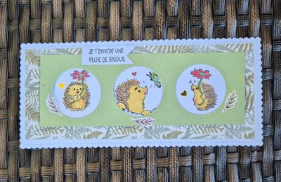 une jolie carte reçue  et notre projet pour les mamans