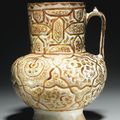 A large Kashan lustre jug, Persia, circa 1200