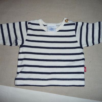 Mariniere Petit bateau 3mois