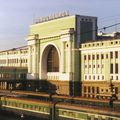 La gare de Novossibirsk, septembre 2000.