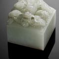 Chinese Emperor's Personal White Jade Dragon Seal Sells for £2.7 Million @ Bonhams