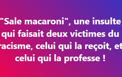 Retour sur le racisme