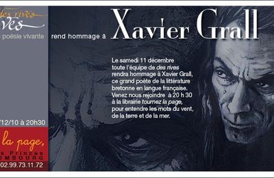 Hommage à Xavier GRALL à Combourg.