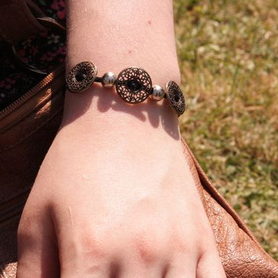 Bracelet Vintage à partir de boutons♫ Prix : 6