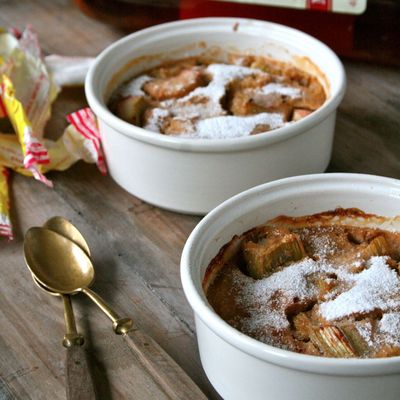 Clafoutis Rhubarbe Carambar & Rhum 